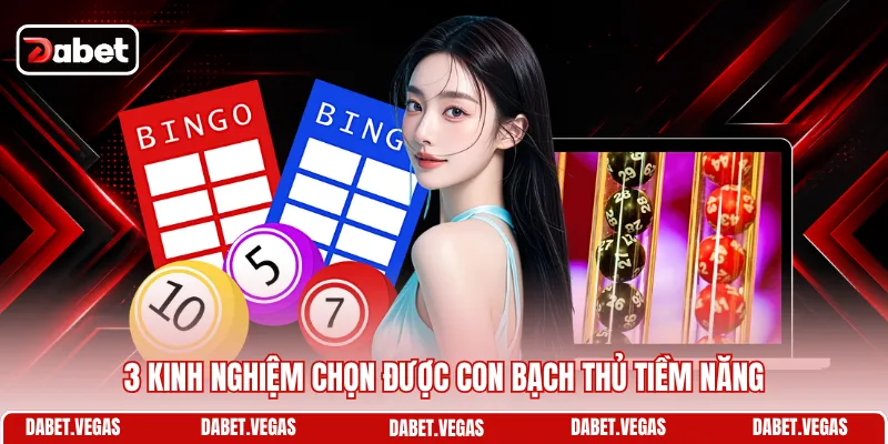 3 kinh nghiệm chọn được con bạch thủ tiềm năng