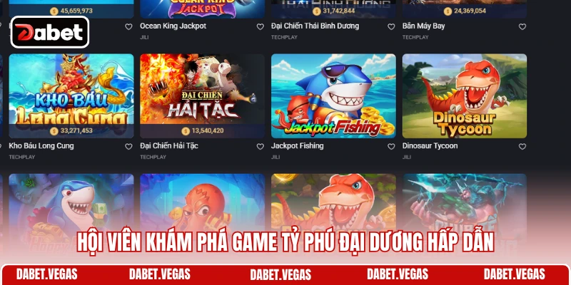 Hội viên khám phá game Tỷ Phú Đại Dương hấp dẫn